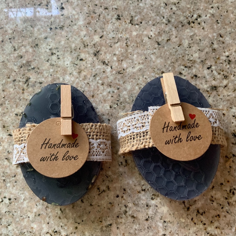 Two Bars Handmade Organic Lavender & Glycerin Soaps